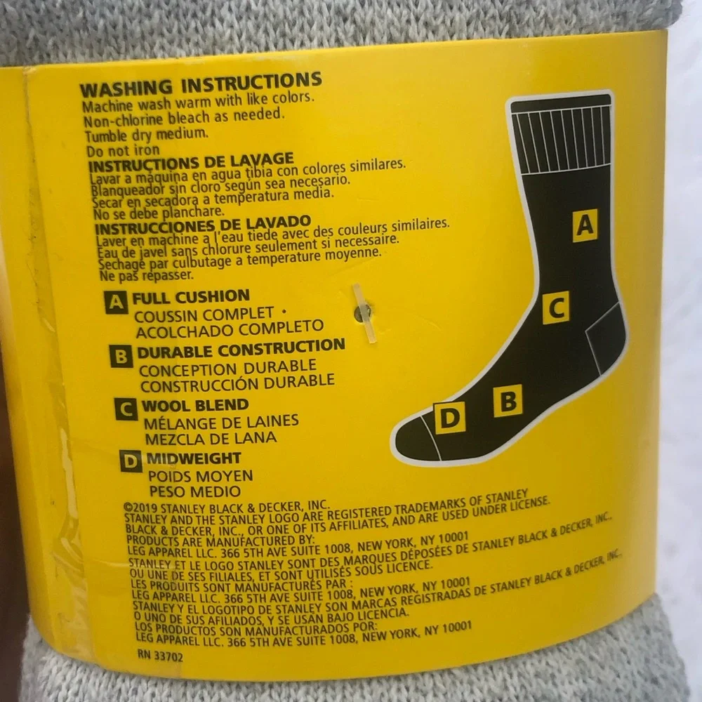 Stanley, True Timber Men’s Socks Size 10-13 4 Pair Total! NWT